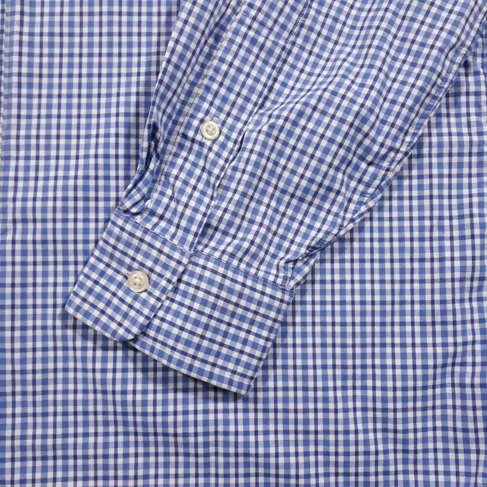 Ralph‎ Lauren Performance Shirt Mens Medium Nylon Elastane Blue Small Pony